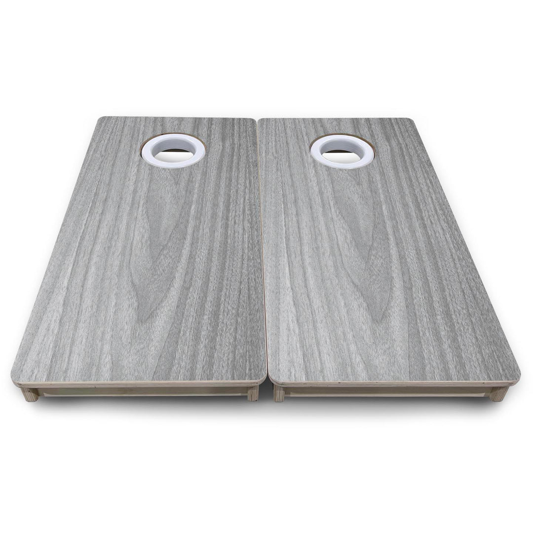 Light Grey Wood - Mini or Vacation Size Cornhole Boards