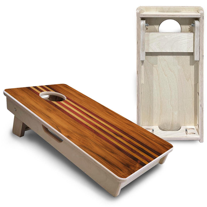 Timberline Stripe - Mini or Vacation Size Cornhole Boards