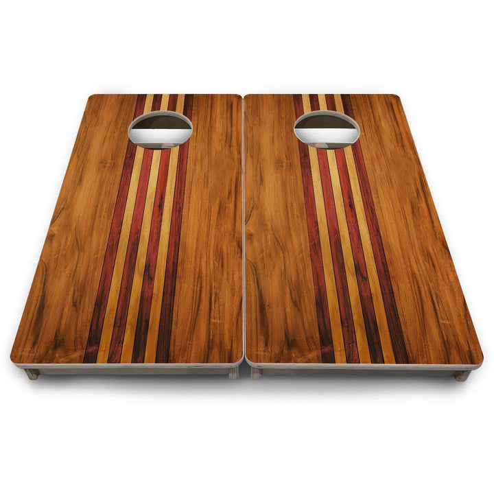 Timberline Stripe - Mini or Vacation Size Cornhole Boards