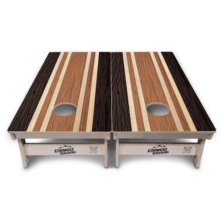 Woodgrain Collection Cornhole Boards – Tournament Series