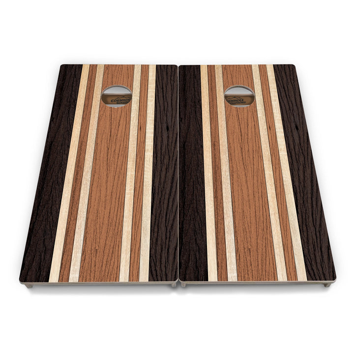 Woodgrain Collection Cornhole Boards – Tournament Series