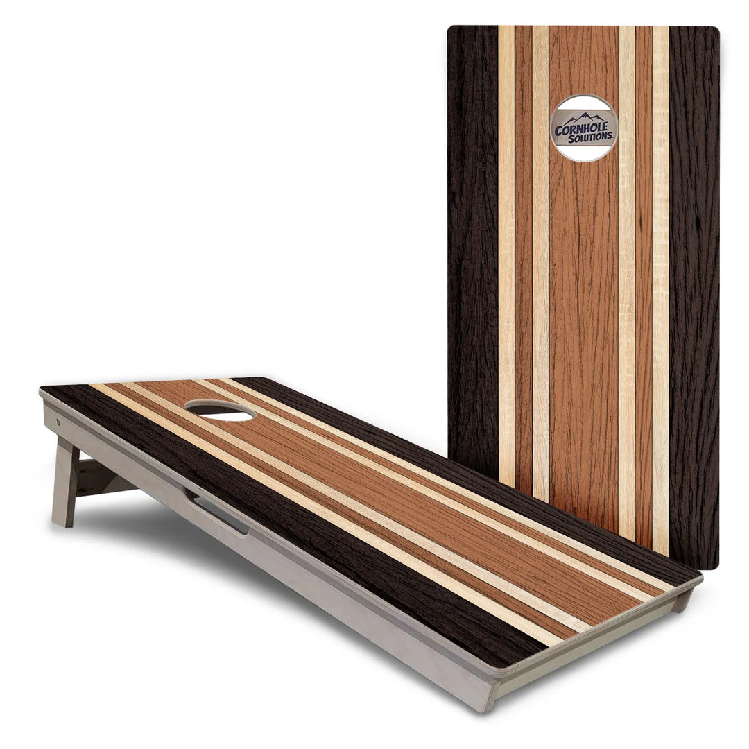 Woodgrain Collection Cornhole Boards – Tournament Series