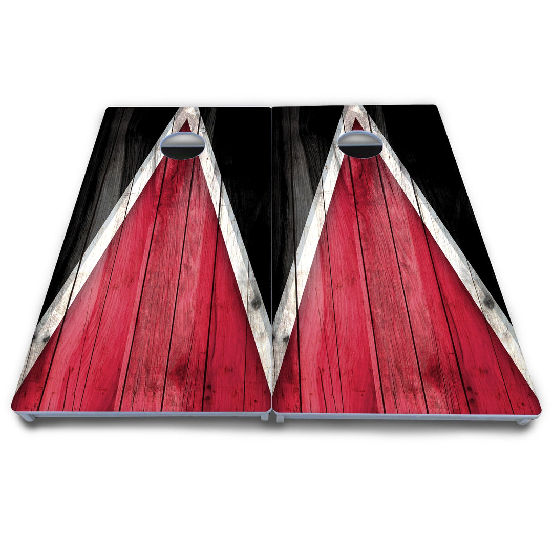 Team Color Triangle Cornhole Boards - All Weather Series