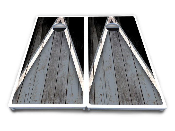 Team Color Triangle Cornhole Boards - All Weather Series