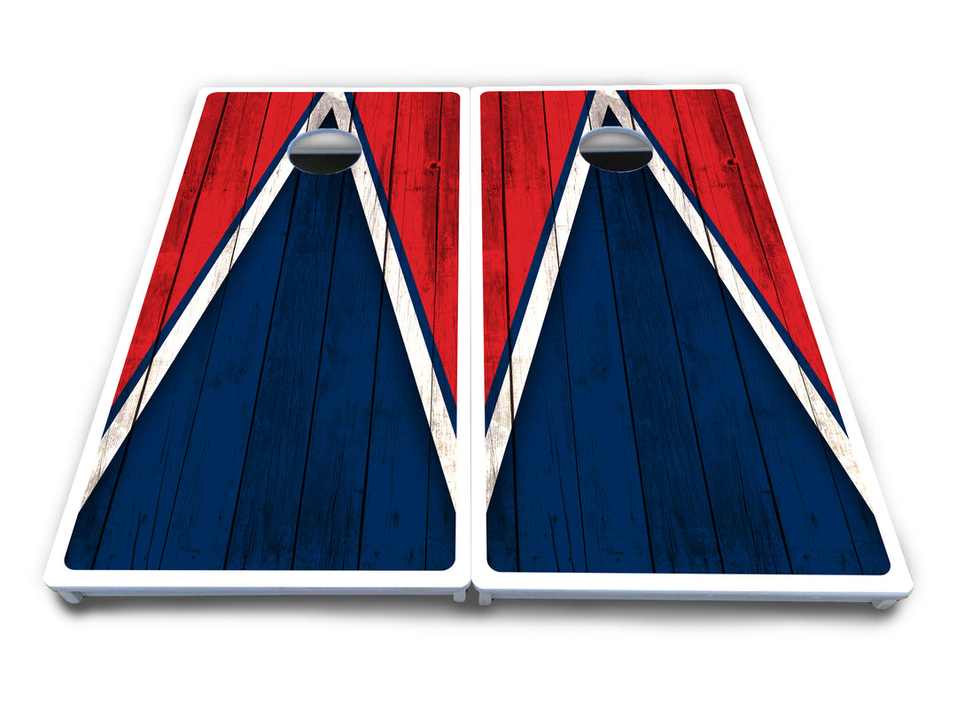 Team Color Triangle Cornhole Boards - All Weather Series