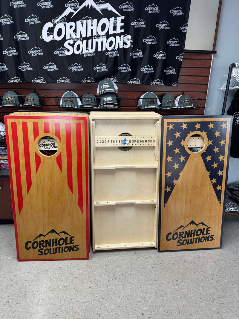 Scratch & Dent - Tournament Boards - Professional Tournament 2'x4' Regulation Cornhole Set - 3/4″ Baltic Birch - UV Direct Print + UV Clear Coat