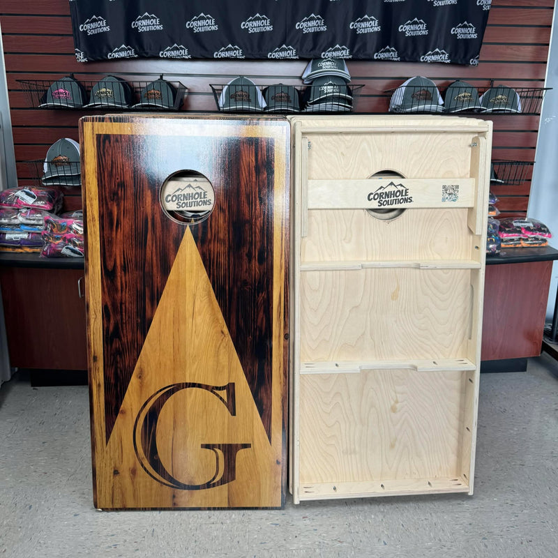 Scratch & Dent – Tournament Cornhole Boards (2'x4', 3/4" Baltic Birch, UV Print + Clear Coat)