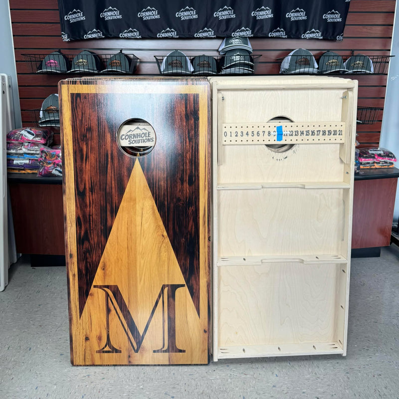 Scratch & Dent – Tournament Cornhole Boards (2'x4', 3/4" Baltic Birch, UV Print + Clear Coat)