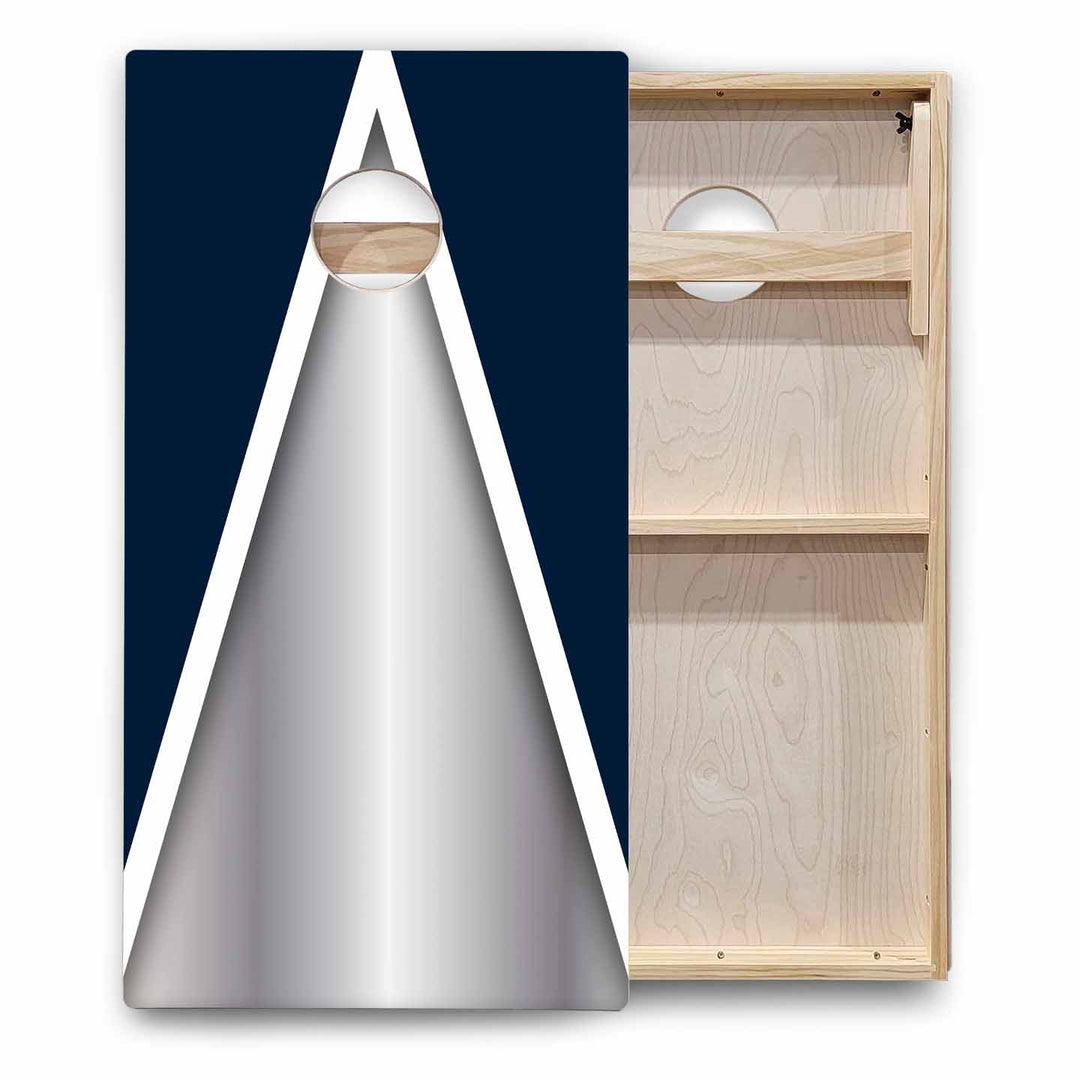 Team Color Triangle Cornhole Boards - Backyard Series