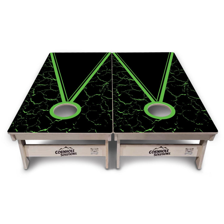Double Green Cornhole Boards – Tournament Series