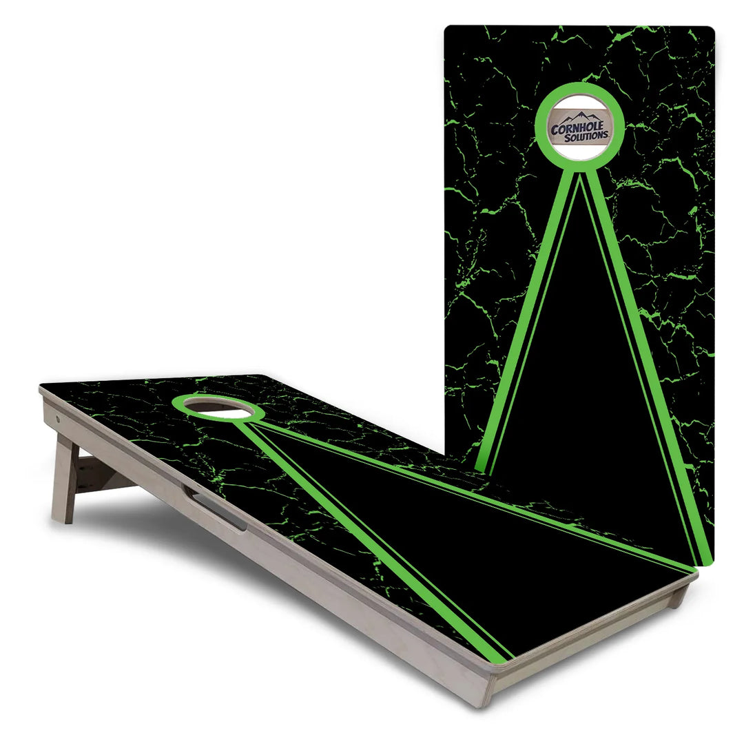 Double Green Cornhole Boards – Tournament Series
