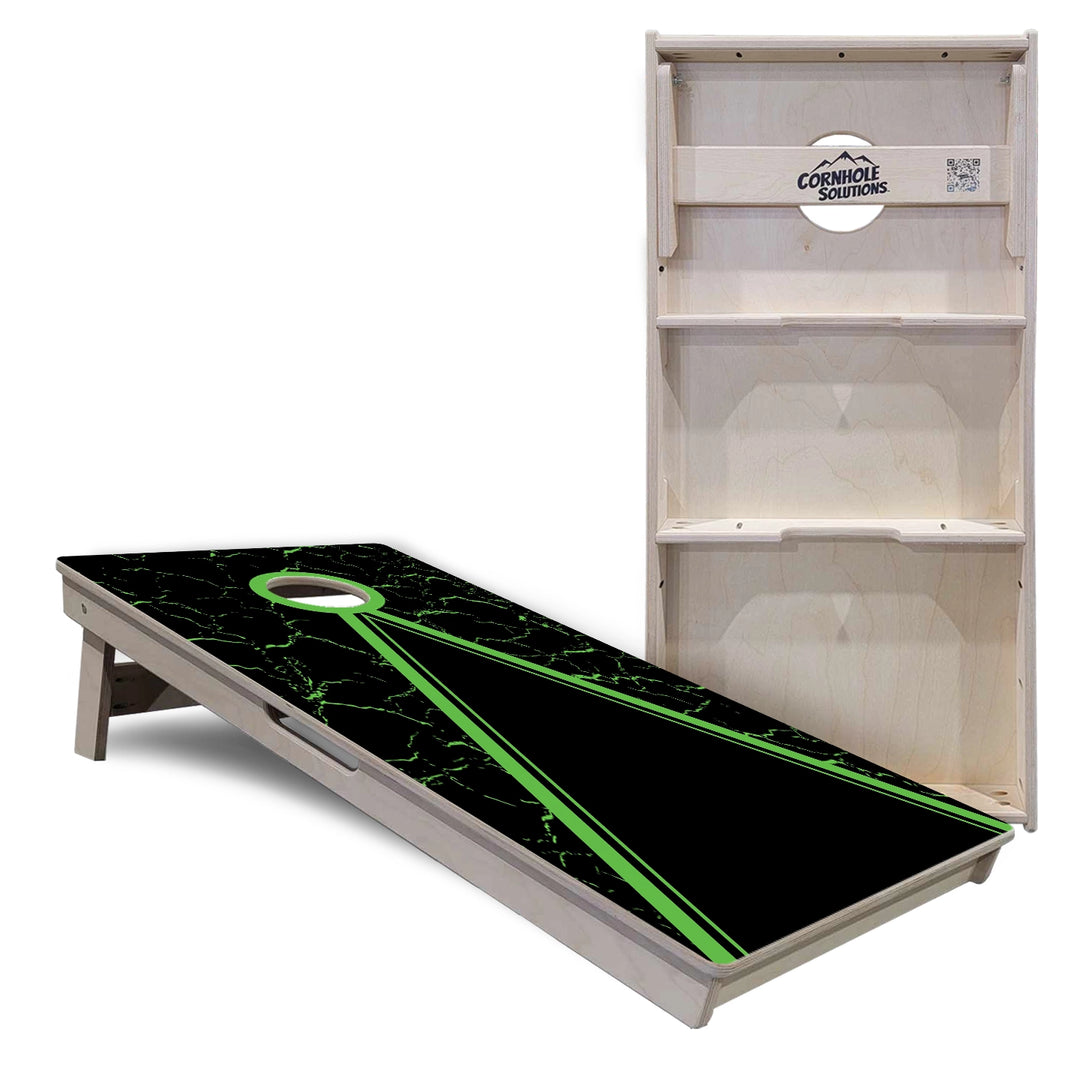 Double Green Cornhole Boards – Tournament Series