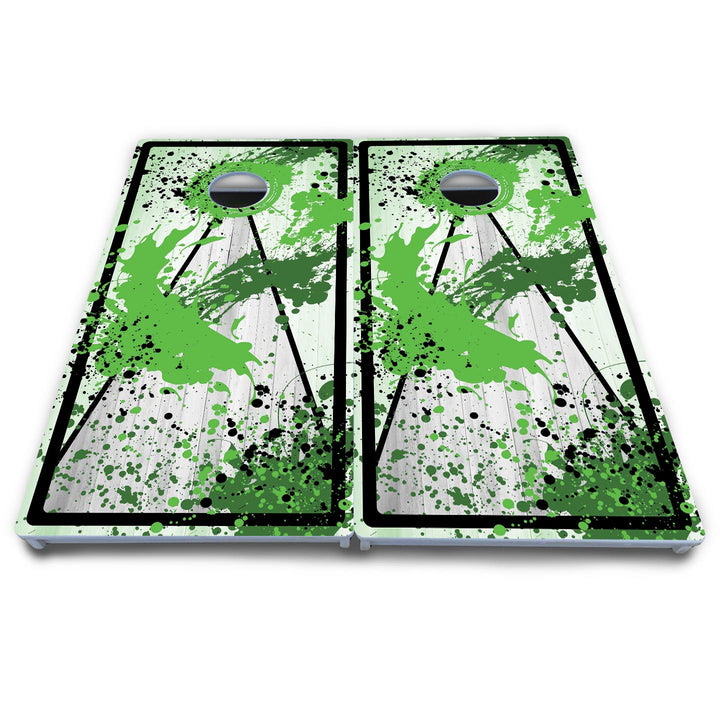 Paint Splatter Cornhole Boards - All Weather Series