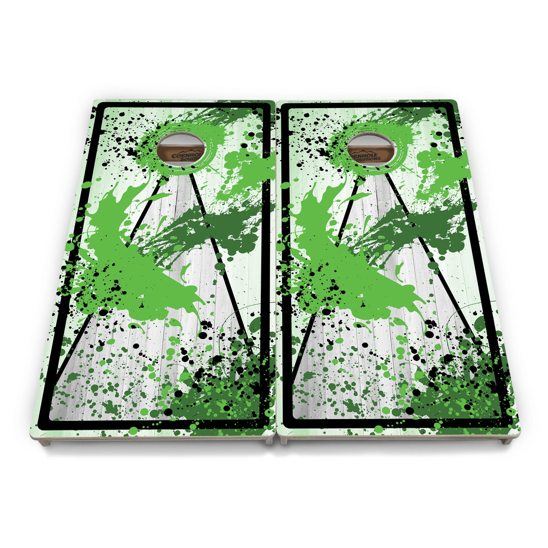 Paint Splatter Cornhole Boards – Tournament Series