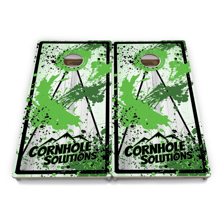 Paint Splatter Cornhole Boards – Tournament Series