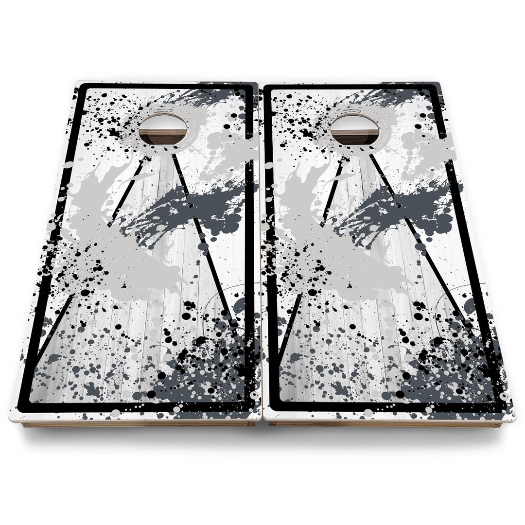 Paint Splatter Cornhole Boards - Backyard Series
