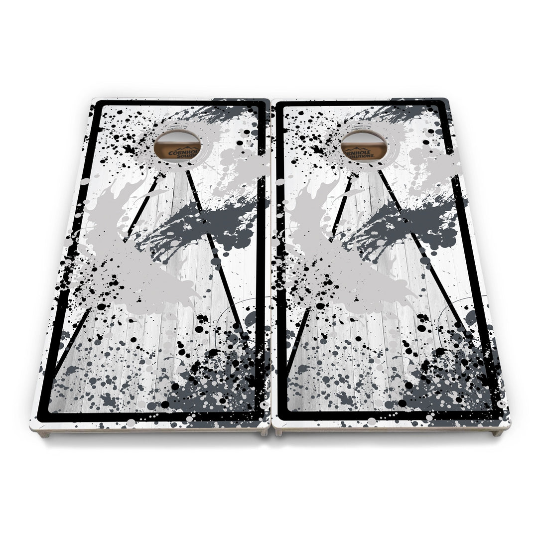 Paint Splatter Cornhole Boards – Tournament Series