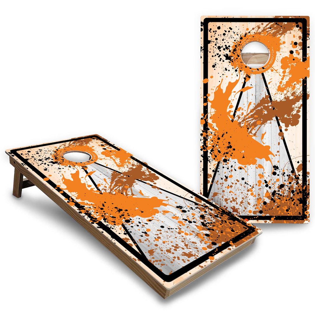 Paint Splatter Cornhole Boards - Backyard Series