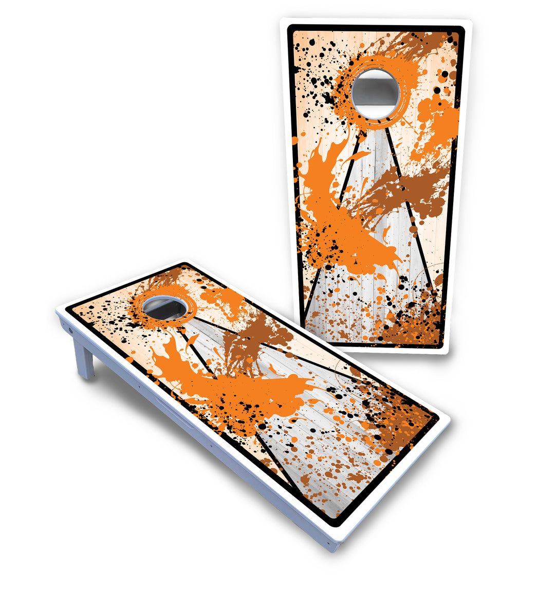 Paint Splatter Cornhole Boards - All Weather Series