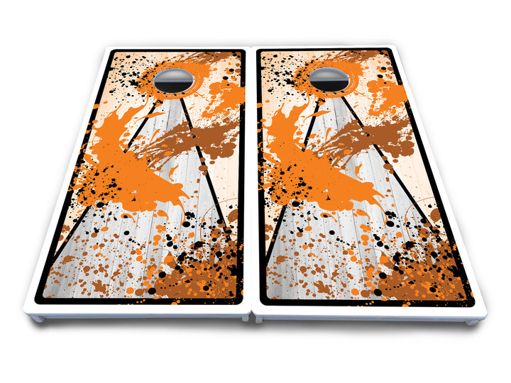 Paint Splatter Cornhole Boards - All Weather Series
