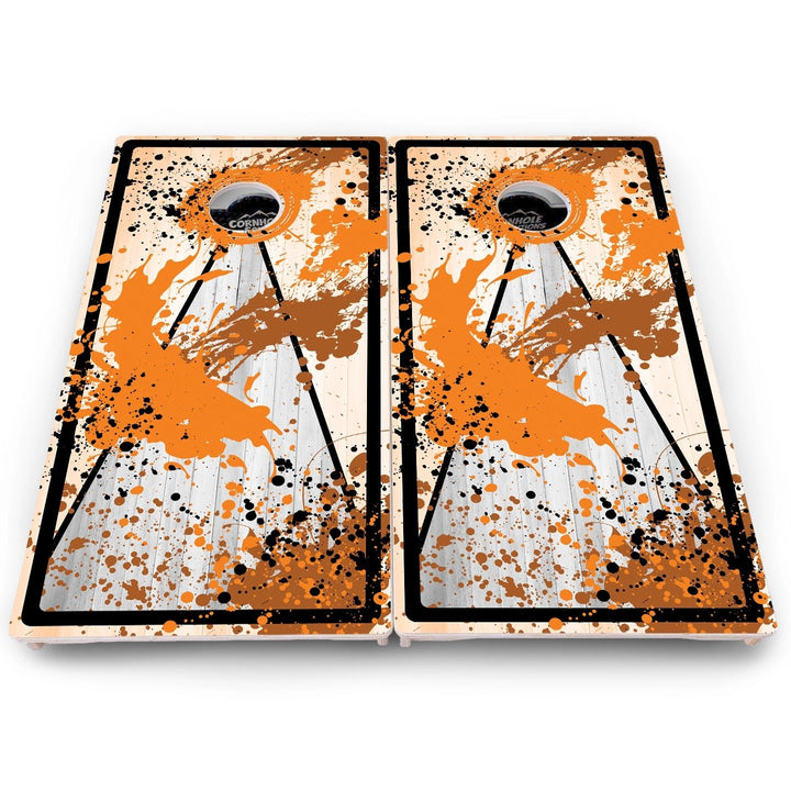 Paint Splatter Cornhole Boards – Pro Lite or Pro Elite