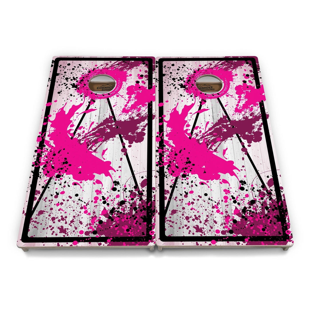 Paint Splatter Cornhole Boards – Tournament Series