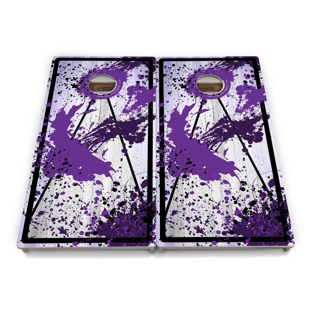 Paint Splatter Cornhole Boards – Tournament Series