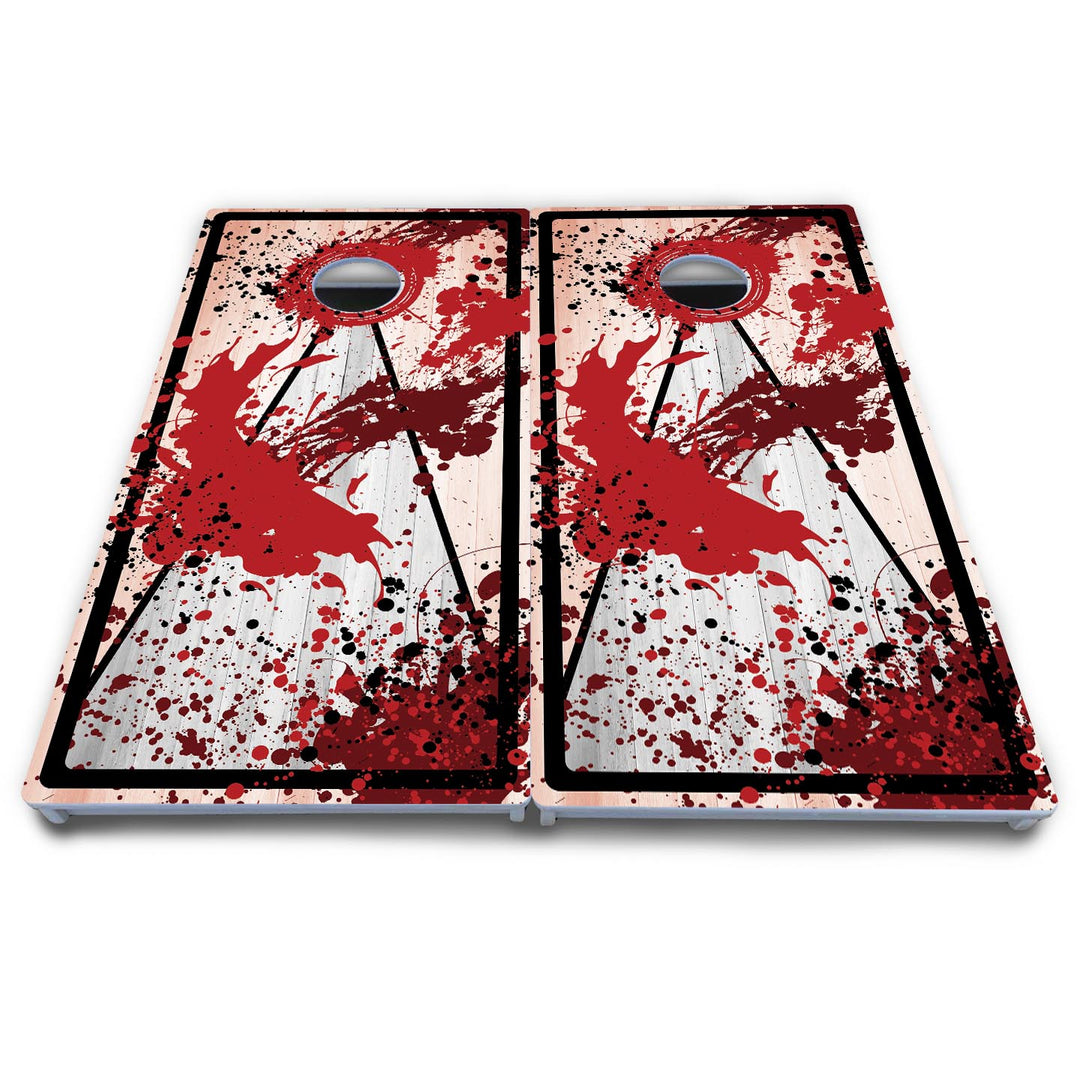 Paint Splatter Cornhole Boards - All Weather Series