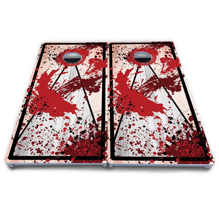 Paint Splatter Cornhole Boards - All Weather Series
