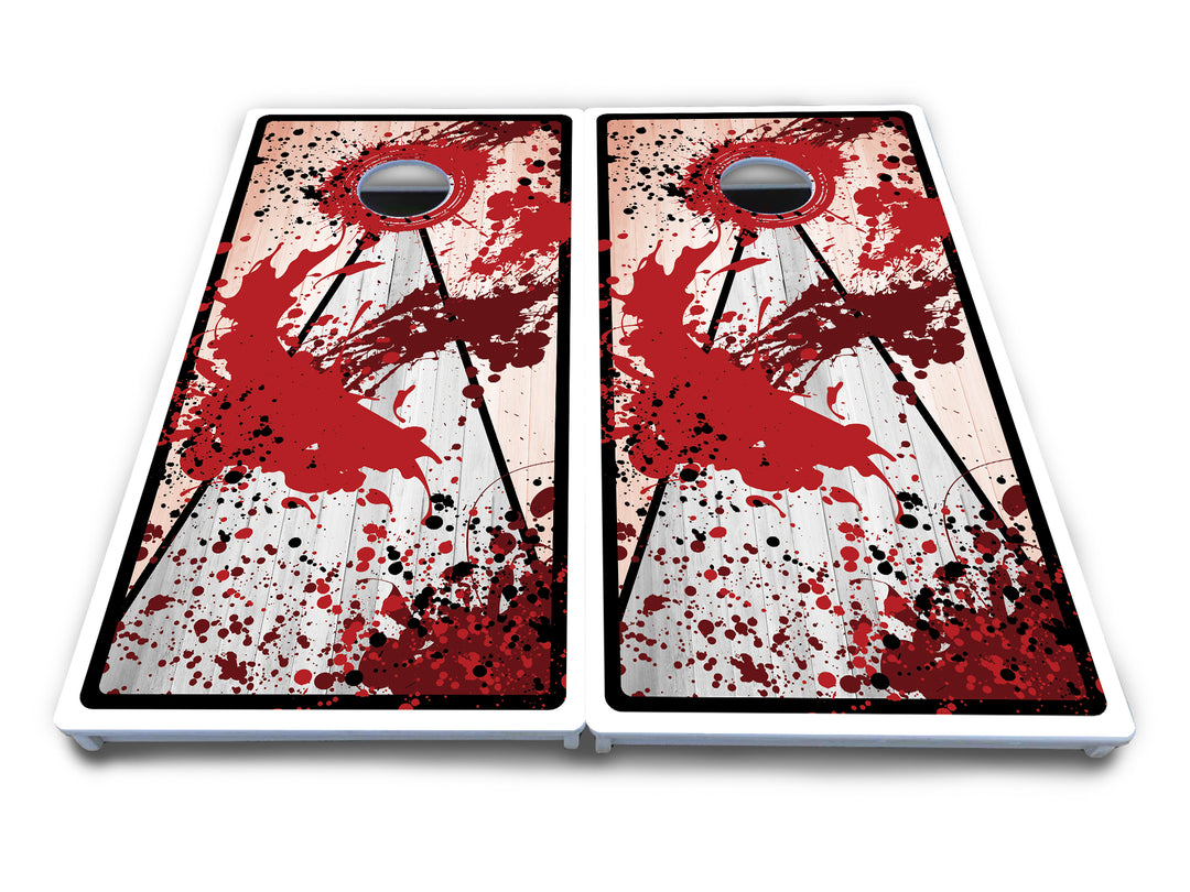 Paint Splatter Cornhole Boards - All Weather Series