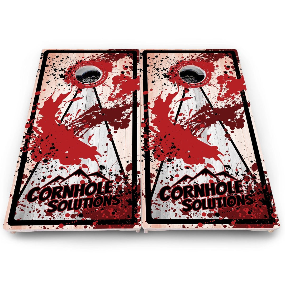 Paint Splatter Cornhole Boards – Pro Lite or Pro Elite