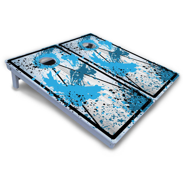 Paint Splatter Cornhole Boards - All Weather Series