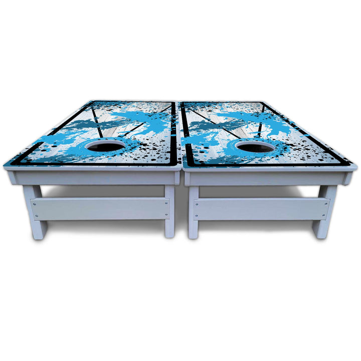 Paint Splatter Cornhole Boards - All Weather Series