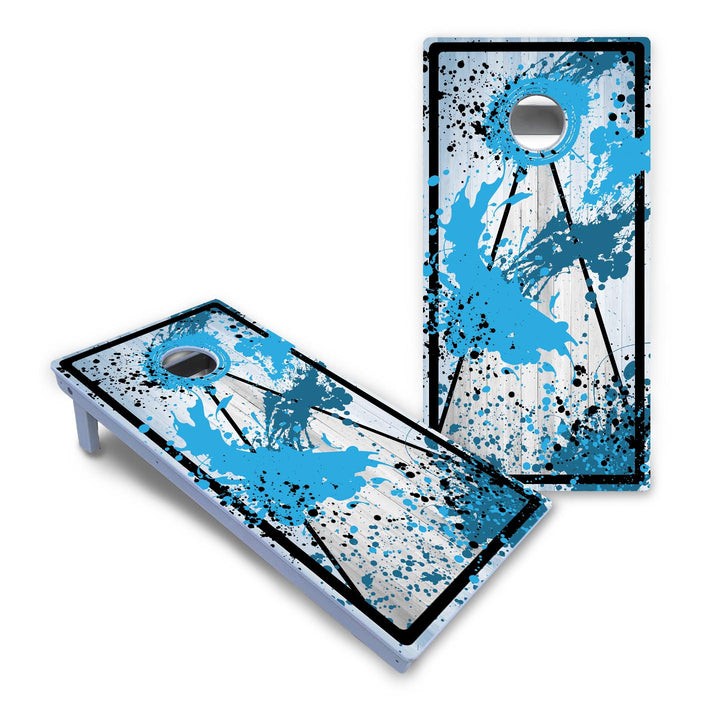 Paint Splatter Cornhole Boards - All Weather Series
