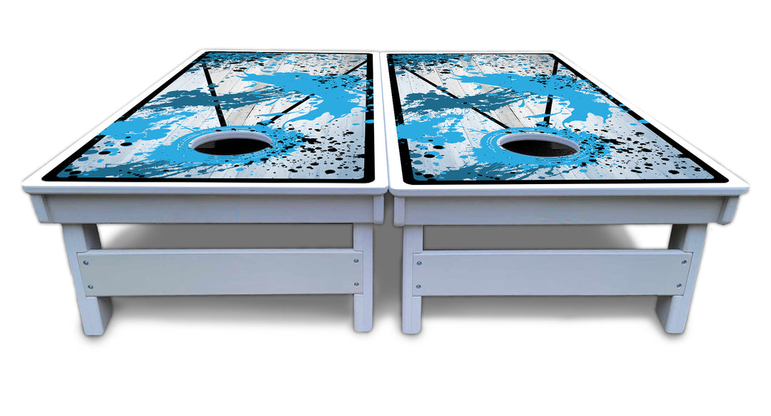Paint Splatter Cornhole Boards - All Weather Series