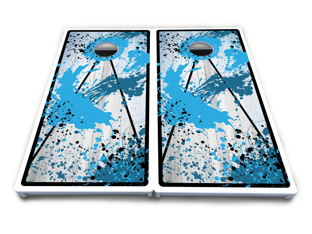 Paint Splatter Cornhole Boards - All Weather Series