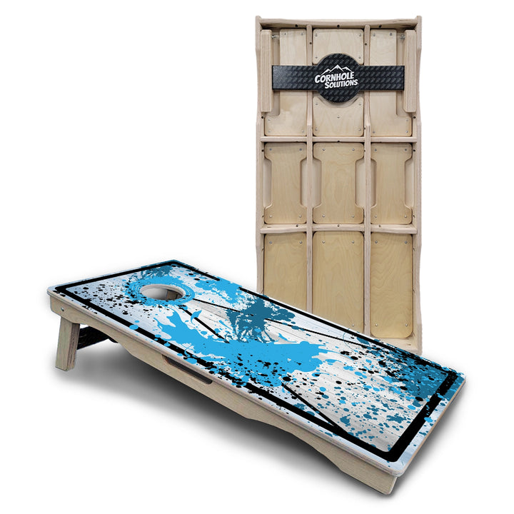 Paint Splatter Cornhole Boards – Pro Lite or Pro Elite