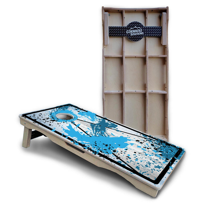 Paint Splatter Cornhole Boards – Pro Lite or Pro Elite