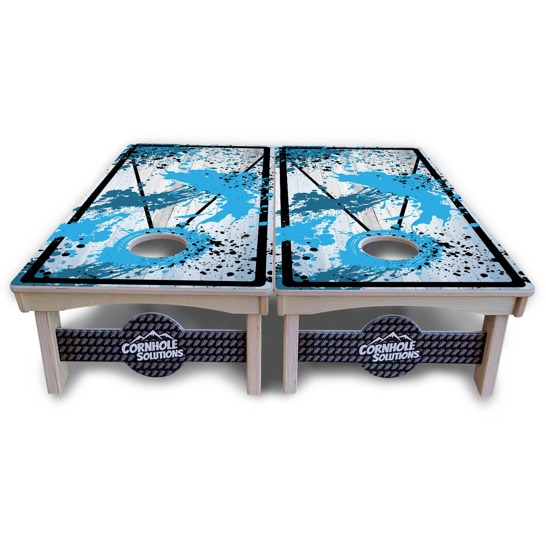 Paint Splatter Cornhole Boards – Pro Lite or Pro Elite