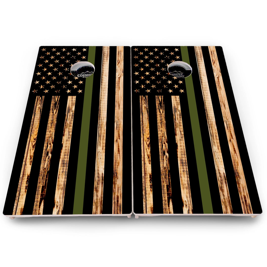 First Responder Flag Cornhole Boards – Pro Lite or Pro Elite