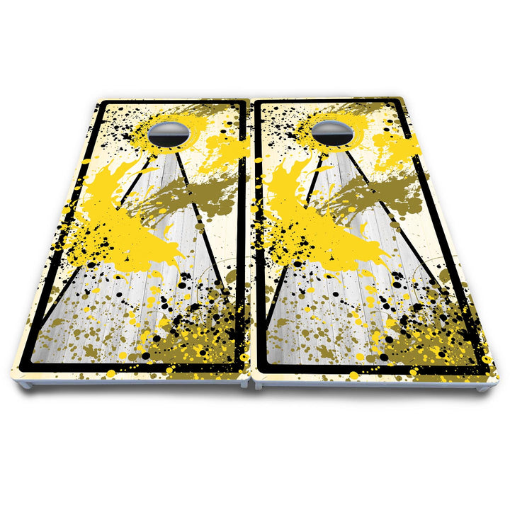 Paint Splatter Cornhole Boards - All Weather Series