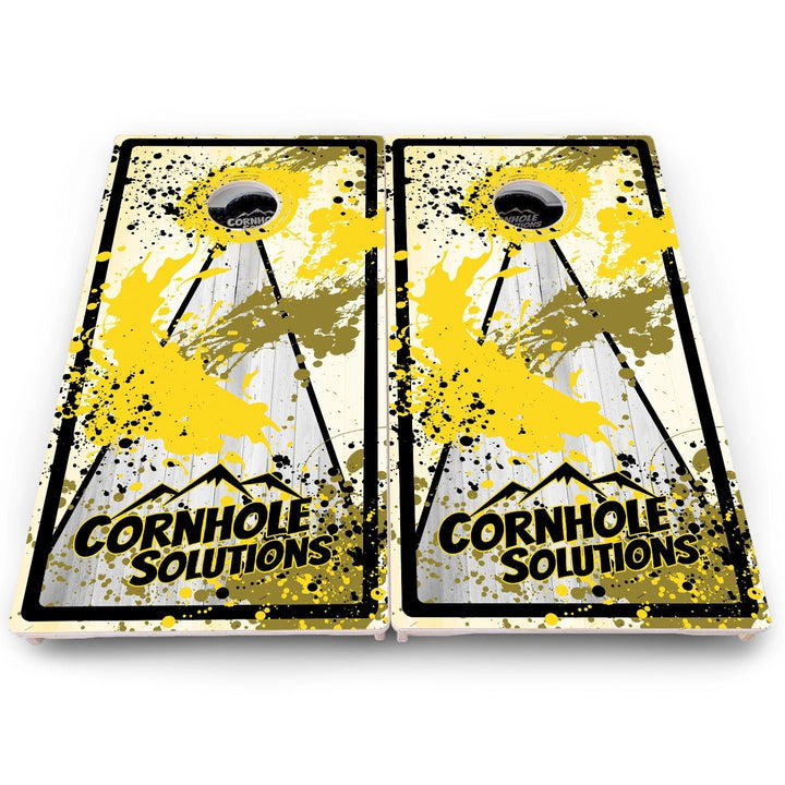 Paint Splatter Cornhole Boards – Pro Lite or Pro Elite