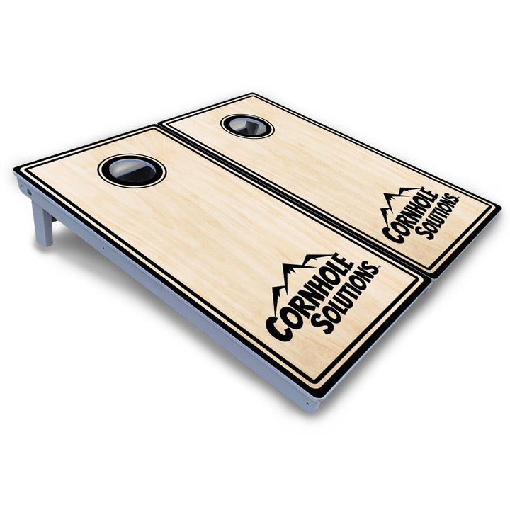 Pinstripe CS Logo Cornhole Boards - All Weather Series