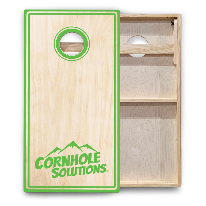 Pinstripe CS Logo Cornhole Boards - Backyard Series