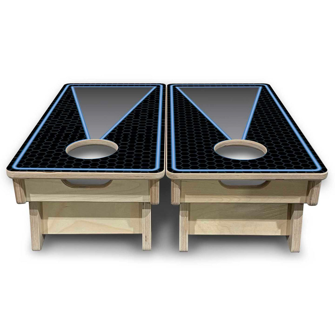 Neon Keyhole - Mini or Vacation Size Cornhole Boards