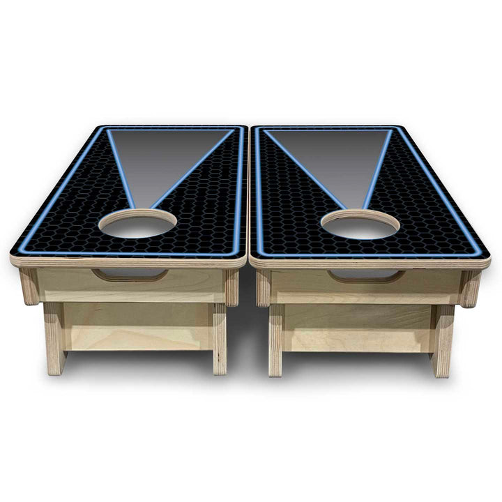 Neon Keyhole - Mini or Vacation Size Cornhole Boards