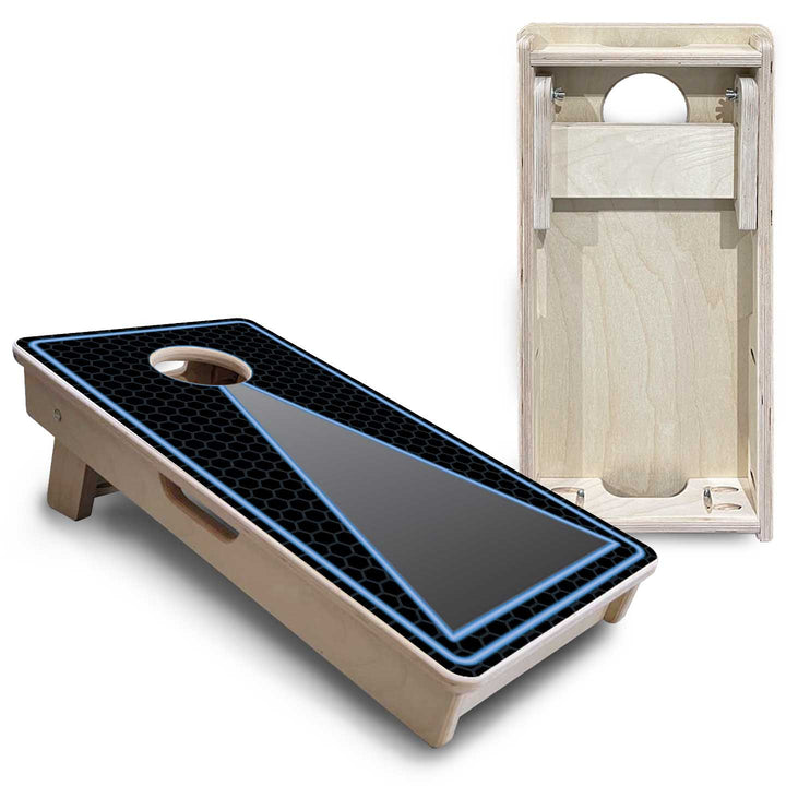 Neon Keyhole - Mini or Vacation Size Cornhole Boards