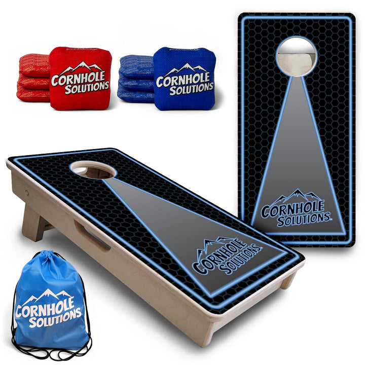 Neon CS Logo - Mini or Vacation Size Cornhole Boards