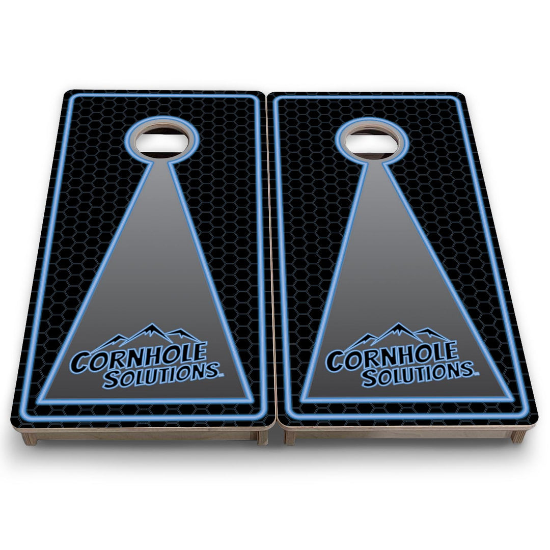 Neon CS Logo - Mini or Vacation Size Cornhole Boards