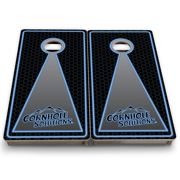 Neon CS Logo - Mini or Vacation Size Cornhole Boards